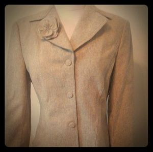 2 pc cashmere/wool suit